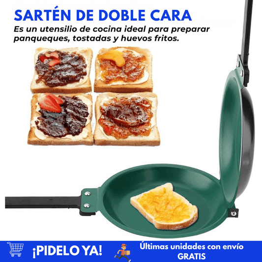 Sarten Doble Cara Antiadherente 19.3cm