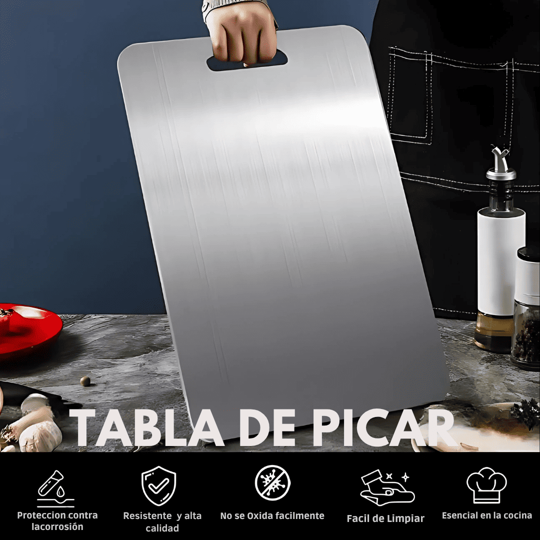 Tabla para picar en Acero 29 x 20 cm