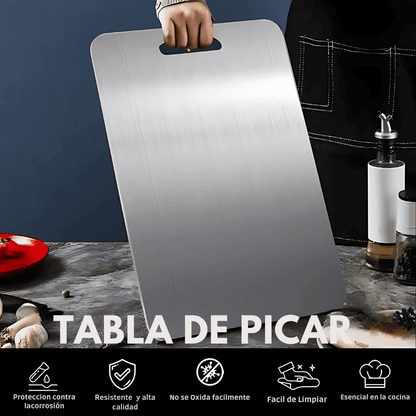 Tabla para picar en Acero 29 x 20 cm
