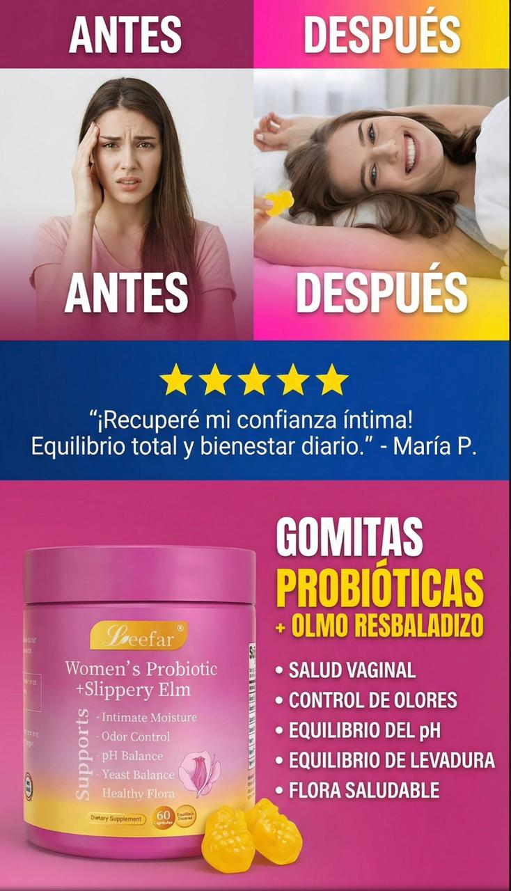 Gomitas probióticas femeninas LEEFAR
