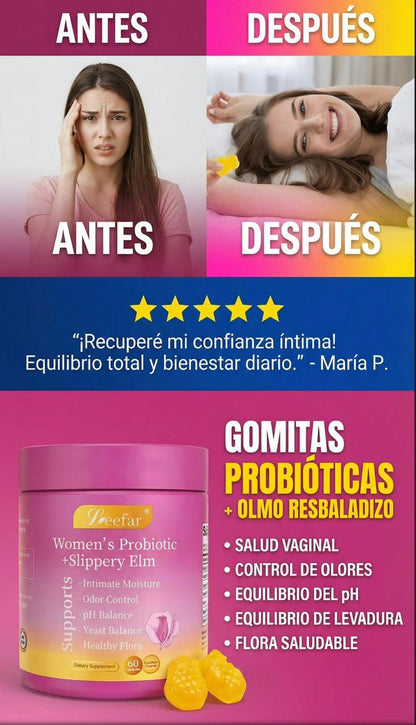 Gomitas probióticas femeninas LEEFAR