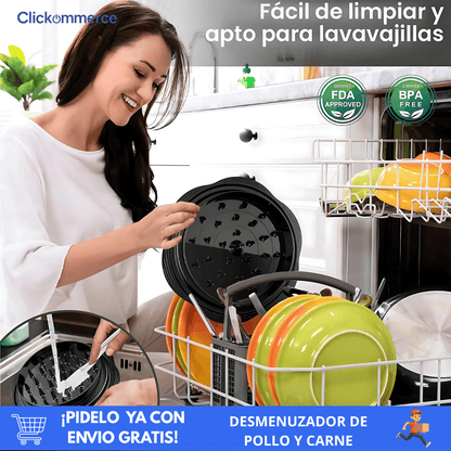 Desmenuzador de pollo y Carne