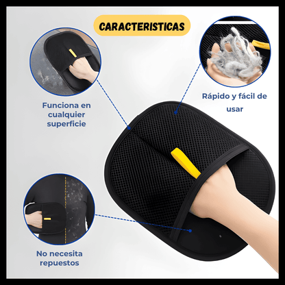Guante Cepillo Quita Pelos o Motas