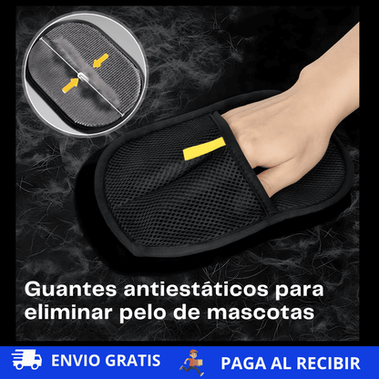 Guante Cepillo Quita Pelos o Motas