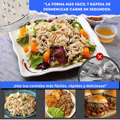 Desmenuzador de pollo y Carne